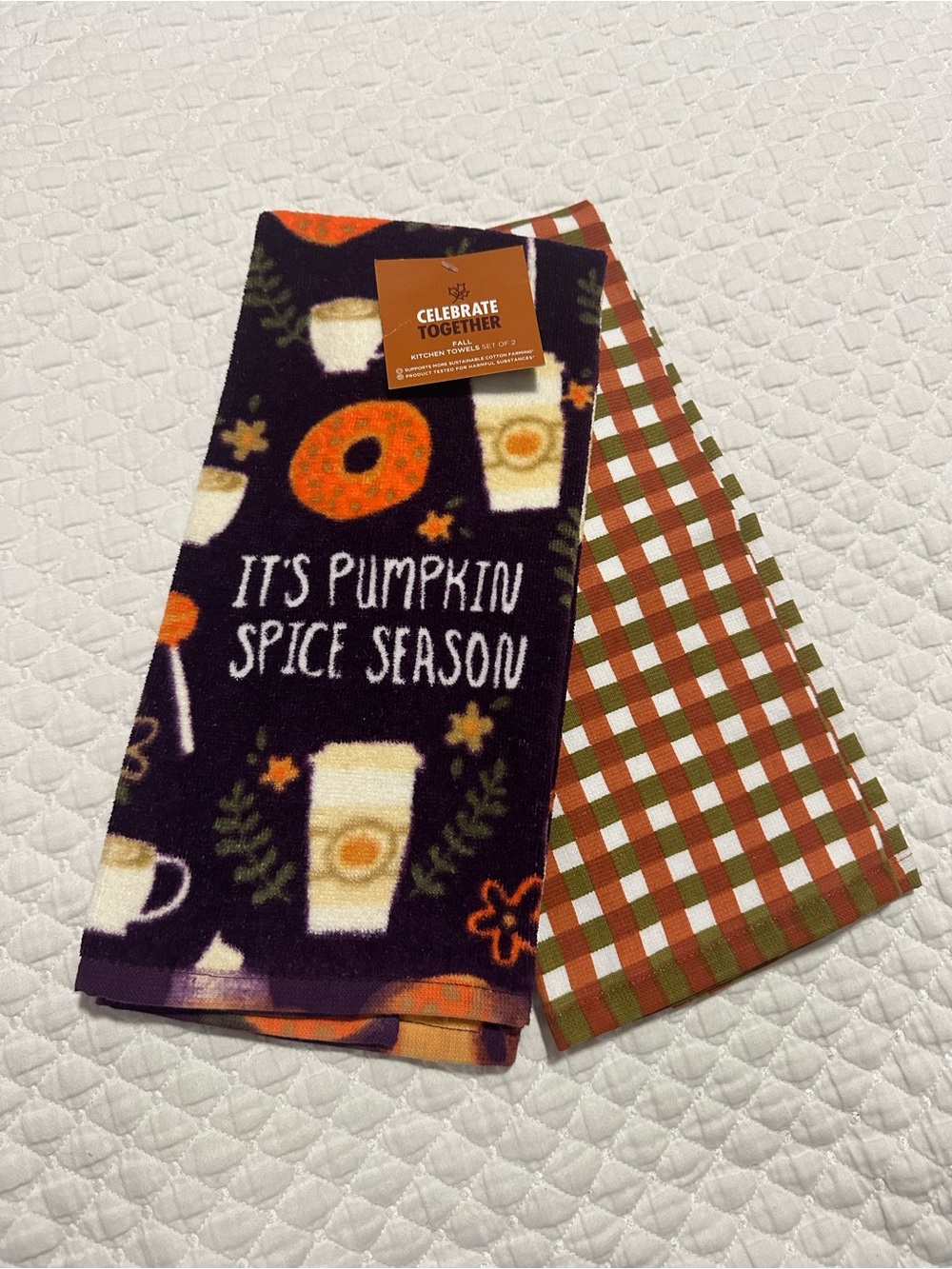 Celebrate Together Fall Kitchen Towels - Set of 2